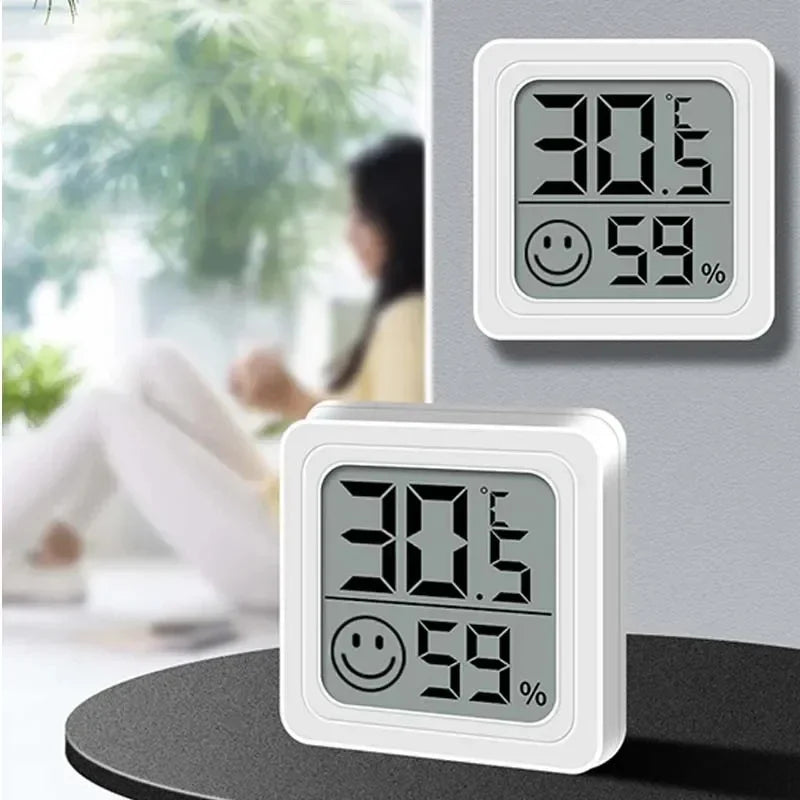MiniTemp™ Mini LCD Thermometer/Hygrometer 4 Stuks - LittleWonders