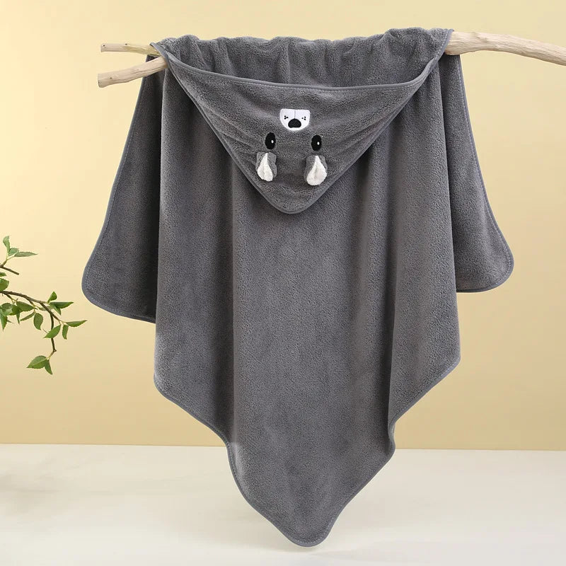 SnuggleSoft™ – Schattige Baby Badhanddoek - LittleWonders