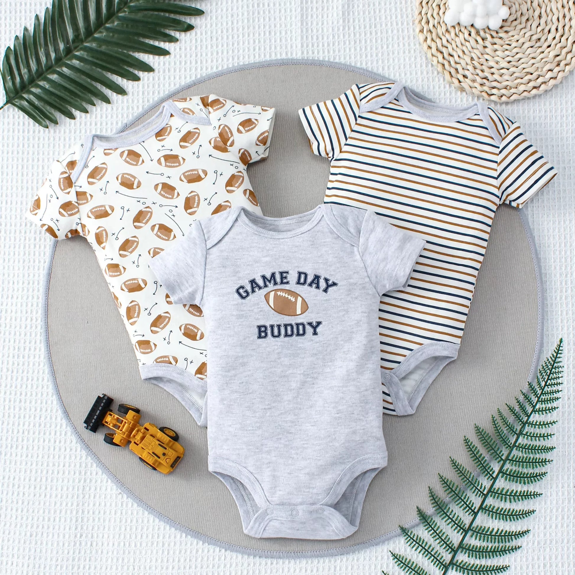 DinoBaby™ – 3- Pack Rompers - LittleWonders