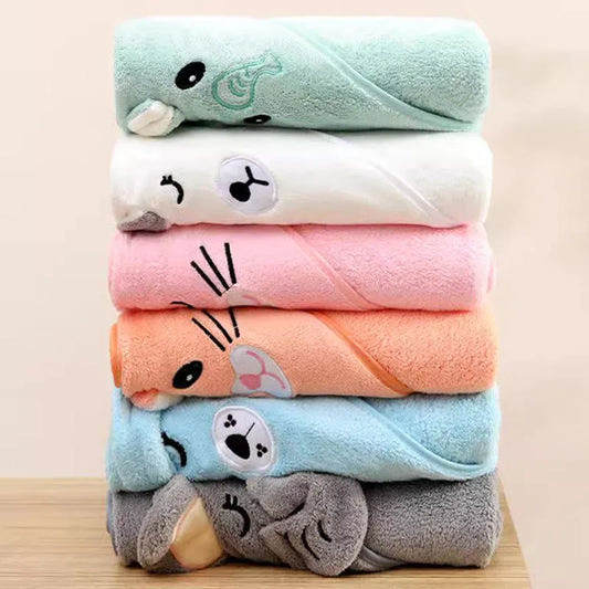 SnuggleSoft™ – Schattige Baby Badhanddoek