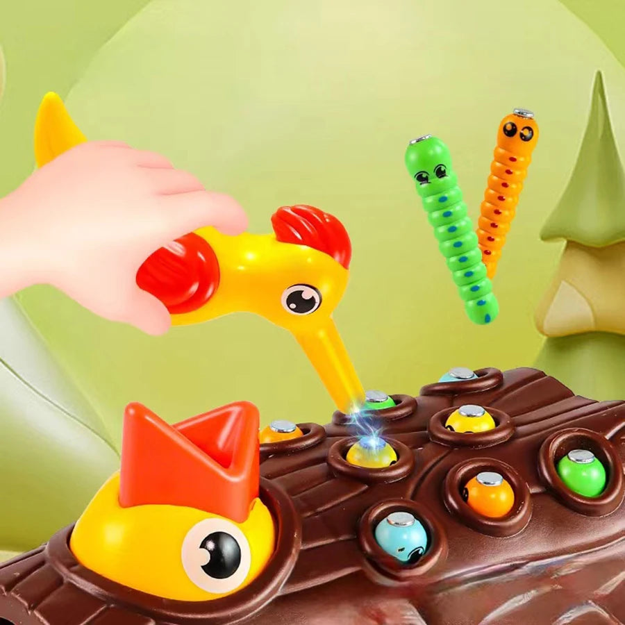 WoodPeckPlay™ – Montessori Magnetisch spel - LittleWonders