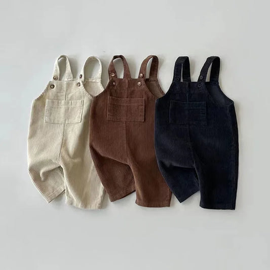CozyCord™ – Schattige Corduroy Tuinbroek Romper