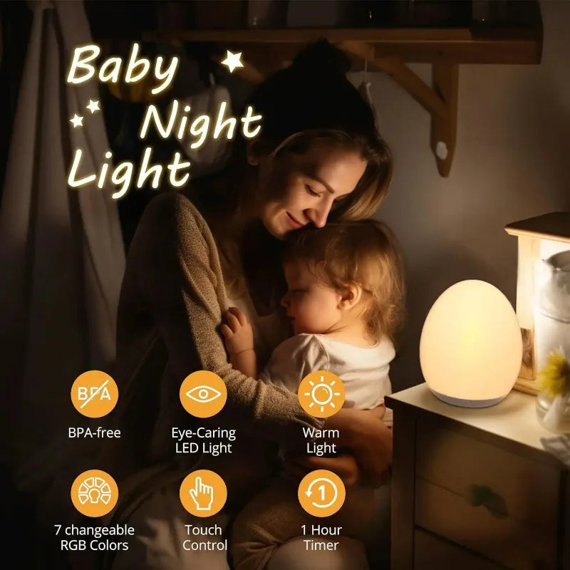 GlowLite™ – 7-Kleuren Dimbaar Nachtlampje - LittleWonders