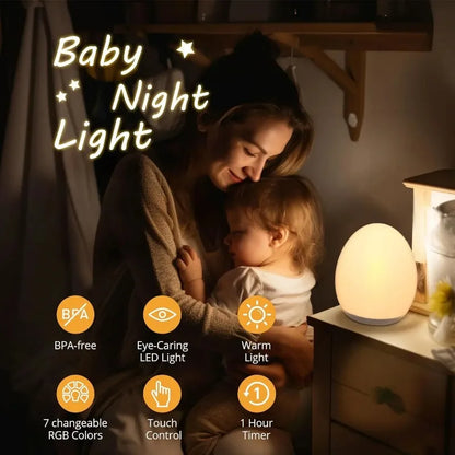 GlowLite™ – 7-Kleuren Dimbaar Nachtlampje - LittleWonders