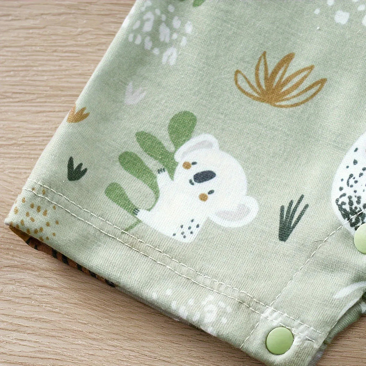 ZooCutie™ – Schattige Baby Romper met Dierenprint - LittleWonders