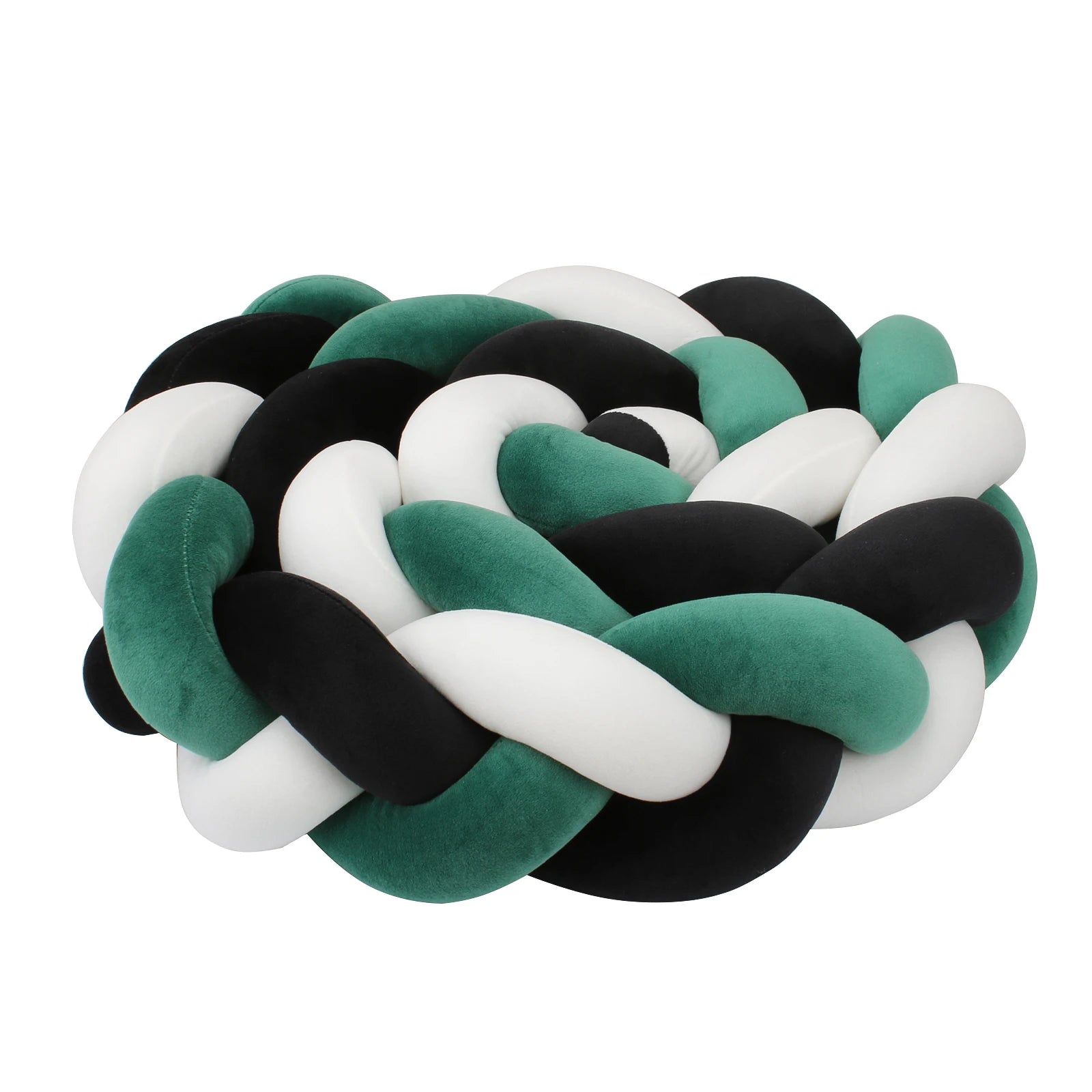 SnugBraid™ – Zachte Gevlochten Ledikantbumper - LittleWonders