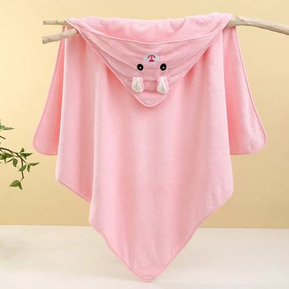 SnuggleSoft™ – Schattige Baby Badhanddoek - LittleWonders