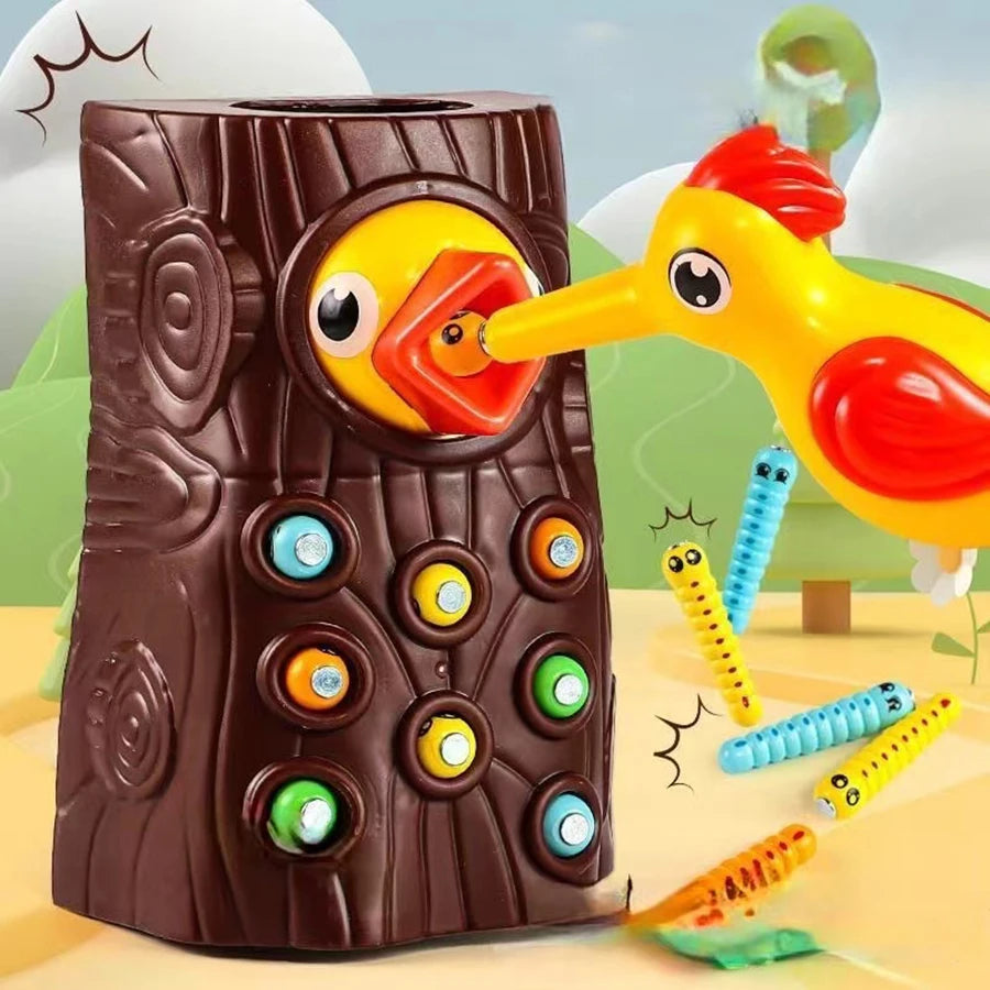 WoodPeckPlay™ – Montessori Magnetisch spel - LittleWonders