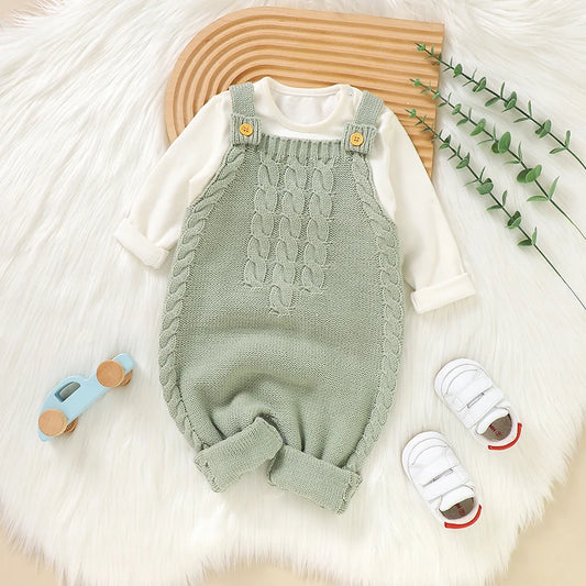 BabyComfy™ – Gebreid Rompertje - LittleWonders