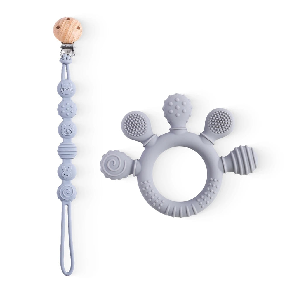 BabyBite™ – Zachte Siliconen Bijtring - LittleWonders