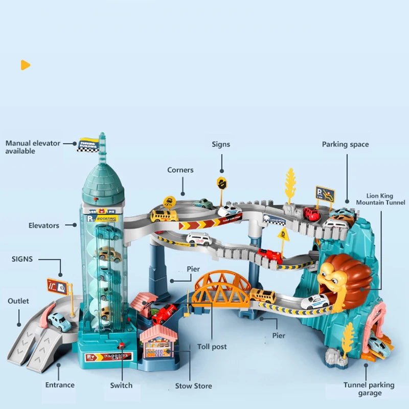 LionTrack™ – Racebaan voor Kinderen - LittleWonders