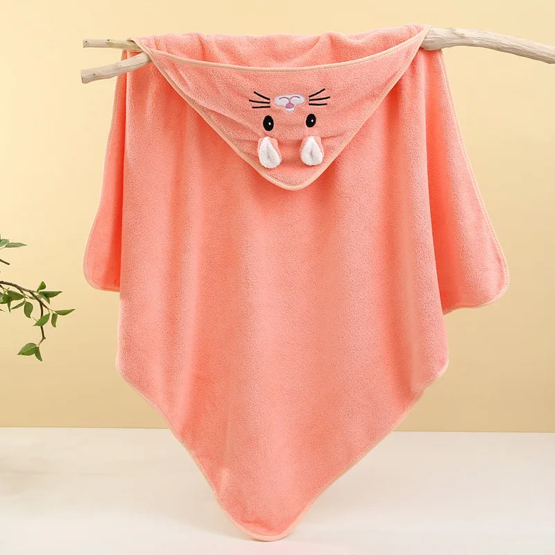 SnuggleSoft™ – Schattige Baby Badhanddoek - LittleWonders