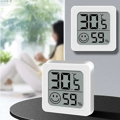 MiniTemp™  Mini LCD Thermometer/Hygrometer 4 Stuks - LittleWonders