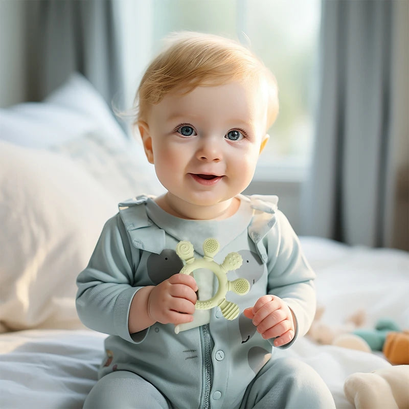 BabyBite™ – Zachte Siliconen Bijtring - LittleWonders