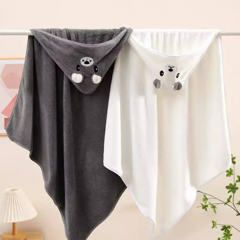 SnuggleSoft™ – Schattige Baby Badhanddoek - LittleWonders